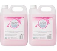 2Work Hand Soap Pink Pearl 5 Litre Bulk Bottle 2W03974 (Pack of 2)