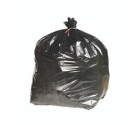 2Work Hdut Refuse Sack Black PK200