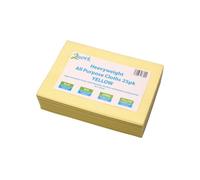 2Work Heavyweight All Purpose Cloth 500x350mm Ylw Pack of 25 CNT01647
