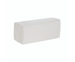 2Work Hnd Towel 2PLY Z-Fd WHT PK2250