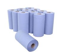 2Work 2-Ply Hygiene Roll 20 Inch Blue (Pack of 12) KF03807