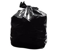 2Work Light Duty Refuse Sack Black (Pack Of 200) Kf73375