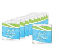 2WORK LUXURY WHT 2PLY QLTD TOILT RL PK40