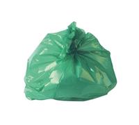 2Work Medium Duty Refuse Sack Green (200 Pack) CS002