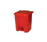 2Work Pedal Bin 30 Litre Red 2W10778