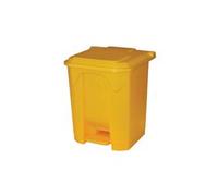 2Work Pedal Bin 30 Litre Yellow 2W10777