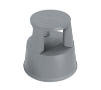 2Work Plastic Step Stool Dark Grey T7/Dgrey