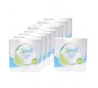 2Work Recycled 2-Ply Toilet Roll 200 Sheets (Pack Of 36) Kf03809