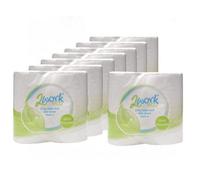 2Work Recycled 2-Ply Toilet Roll 320 Sheets (Pack Of 36) Kf03808