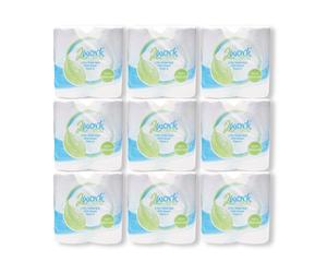 2Work Recycled Toilet Roll 2-Ply 200 Sheets Pack of 36 KF03809