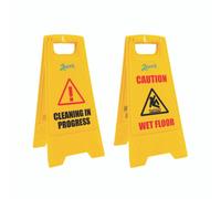 2Work Recycled Wet Floor Sign