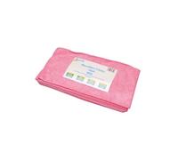 Exel Supercloth - Medium Duty Microfibre Cloths - Pink - Pack of 10 - Exel - MIPI37