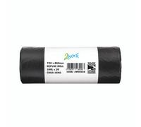 2Work Refuse Sack Roll Black PK10X20