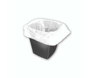 2Work Sq Bin Liners 30L WHT PK1000
