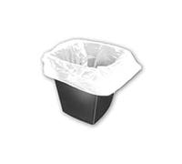 2WORK SQUARE BIN BAGS WHITE PK1000 28G