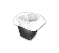 2Work Square Bin Liners 30 Litre White (1000 Pack)