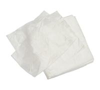 2Work Square Bin Liners 30 Litre White (Pack of 1000) KF73380