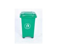 2Work Static Bin with Feet 50 Litre Green 2W10797