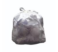 2Work Swing Bin Liner 45 Litre White (Pack of 100) KF73379