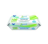 2Work Viricidal Hand and Surface Wipes (Pack of 100) 2W07385 FINCHLEY Pen Free