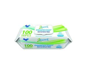 2Work Viricidal Hand and Surface Wipes (Pack of 100) 2W07385 FINCHLEY Pen Free