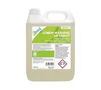 2Work Washing Up Liquid Lemon Scent 5 Litre Bottle 2W76013