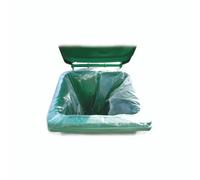 2Work Wheelie Bin Liner Clear PK100