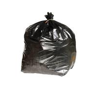 2Work XHeavy Duty Refuse Sack Black 457x725x950mm Pack of 200 KF76961