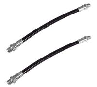 2x 1/8" Inch BSP Thread Standard Duty Flexi Flexible Grease Gun Tube Hose 20cm
