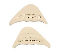 2X 1 Pair Forefoot Insert Pads Forefoot Toe Filler Inserts Big Shoes Toe Plug