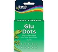 2X 1 x Roll of 200 Bostik Sticky Glue Adhesive Dots Removable 200 Dots Per Pack 805378