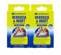 2X 10 Healthpoint Verruca and Wart Patches - Bundled by Smart Cutie