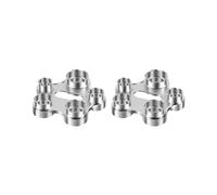 2X 10 in 1 Faucet Aerator Removal Tool, Metal Aerator Key Wrench with Front Threads M28,M24,M22, M20/M18 Reverse Threads