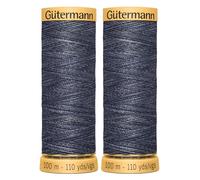 2X 100m Gutermann Jeans Thread for Hand or Machine Sewing, Colour 5154 - Bundled by GetInStyle Shop
