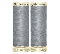 2X 100m Gutermann Sew-All Polyester Thread for Hand or Machine Sewing, Silver Grey 040 - Bundled by GetInStyle Shop