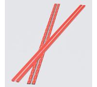 2X 1150 mm Clear Acrylic Flexible Hinges, Self-Adhesive, No Glue Required | 1150 mm, clear: Slim one-piece self-adhesive hinges; no metal pin to rust or jam; lids, covers, cases