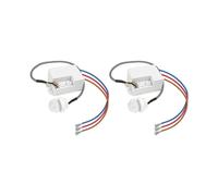 2X 120 Degree PIR Motion Sensor with Infrared Body Detection for Ceiling Occupancy for Bathroom and Hallway