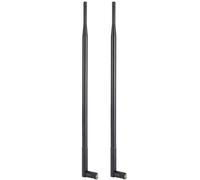 2X 12DBI WiFi Antenna, 2.4G/5G Dual Band High Gain Long Range WiFi Antenna with RP?SMA Connector for Wireless Network Black