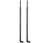 2X 12DBI WiFi Antenna, 2.4G/5G Dual Band High Gain Long Range WiFi Antenna with RPSMA Connector fo black