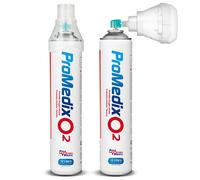 2x 12L Breathing Oxygen Can Inhaler 120 Uses 99.4% Portable Canned Mouthpiece HQ