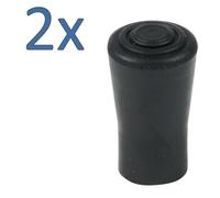 2X 12mm (1/2") Hiking Trekking Pole Rubber Ferrules Ends Tip For Nordic Leki Etc