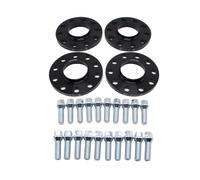 2x 12mm + 2x 15mm Thickness 5 x 120 PCD 72.5mm M14x1.25 Bolts 40mm / 43mm Threads Black Alloy Wheel Spacers & Bolts Fits For BMW F30 F31 F32 F33 F34