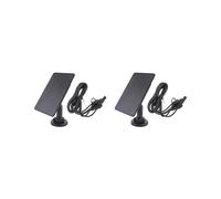 2X 12V/1A 6V/2A Solar Panel Micro-USB+Type-C Outdoor Solar Cells Charger Solar Panels