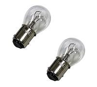 2x 12V 21/5W BAY15D TRANSPARENT BULB LAMP LIGHT MOTORBIKE MOTORCYCLE AUTO CAR