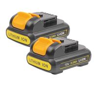 2X 12V For DeWalt DCB127 10.8V LITHIUM ION Slide Battery DCB123 DCB121 DCB120