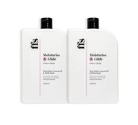 2x 150ml Moisturise & Glide Natural Shaving Cream for Women w/Shea Butter, Coconut Oil, & Witch Hazel - Paraben & Cruelty-Free FFS Beauty Shave Cream for Sensitive Skin - Perfect for Home or Travel