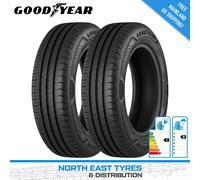 2x 165 60 14 GOODYEAR EFFICIENTGRIP COMPACT 2 | GREAT C/B RATINGS NEW TYRES 75H