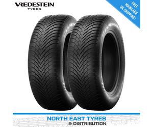 2x 165 60 15 VREDESTEIN QUATRAC | NEW ALL SEASON TYRES | M+S 77H