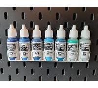 2x 17ml and 18ml Paint Holder for IKEA SKADIS | Army Painter, Vallejo, Green Stuff World | Organization for Acrylic Paints (2 ITEMS PER PACK)