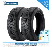 2x 185 55 15 MICHELIN CROSSCLIMATE+ | NEW ALL SEASON TYRES | XL M+S 86H